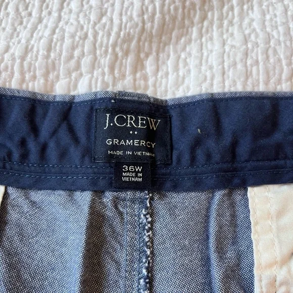 J.CREW Men's Blue Gramercy‎ Shorts 36 Pockets 8” Inseam Exc Cond - Picture 6 of 9